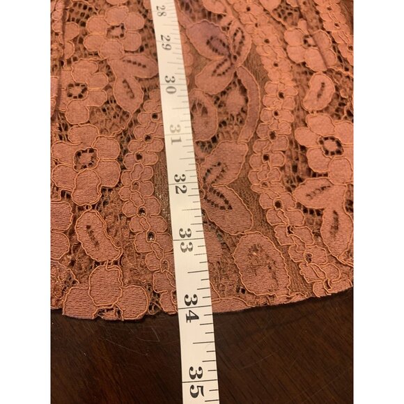 Lovestitch Sheer Lace Button-Up Feminine Midi Dress Size M - Picture 7 of 8